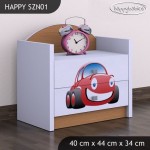 Nočna omarica Happy babies Avto 11 SZN1